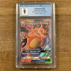 2019 Pokemon 2019 Charizard GX Hidden Fates Black Star SM211 CGC 9 - Image 1