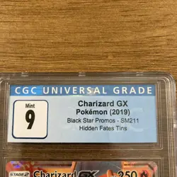 2019 Pokemon 2019 Charizard GX Hidden Fates Black Star SM211 CGC 9 - Image 4