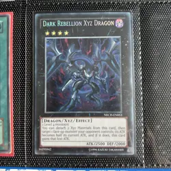 Dark Rebellion Xyz Dragon NECH-EN053 Secret Rare Unlim - Image 2