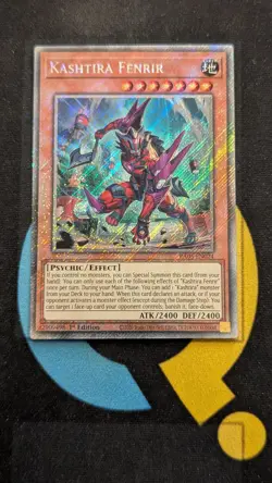 RA05-EN024 Kashtira Fenrir Platinum Secret Rare 1st Ed YuGiOh - Image 1