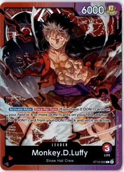 ONE PIECE TCG: Monkey.D.Luffy ST10-002 Leader Ultra Deck The Three Captains - Image 1