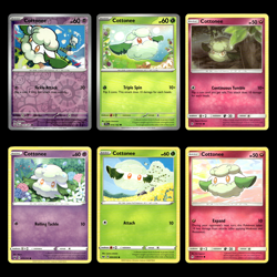 Cottonee 34 Scarlet Violet Series Paldean Fates Pokemon Cards Collection - Image 1