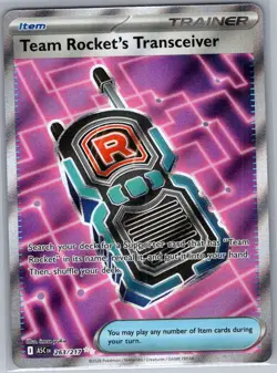 Team Rocket's Transceiver 263/217 ME: Ascended Heroes - Pokemon Card - NM - Image 1