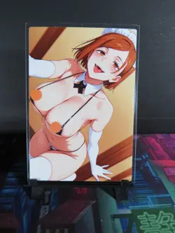 Nobara Kugisaki Jujutsu Kaisen Custom Art Card NM Anime Sexy Waifu Collectible - Image 1