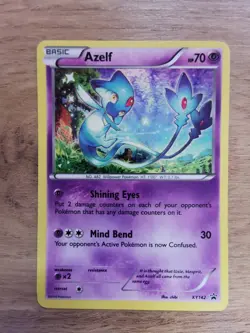 Pokemon TCG Azelf XY142 Black Star Promo Holo Card NM Condition - Image 1