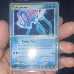 POKEMON SUICUNE EX ULTRA RARE HOLO CARD EX TEAM MAGMA VS. TEAM AQUA 94/95 100 HP - Image 1
