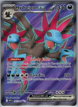 Hydreigon ex 161/086 SV: White Flare - Pokemon Card - NM - Image 1