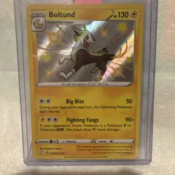 Pokemon TCG Boltund Shining Fates Holo Card SV040/SV122 Mint Condition - Image 1