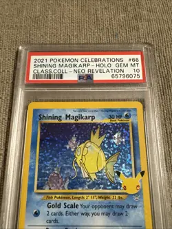 Pokemon TCG Celebrations Shining Magikarp #66 *GEM MINT PSA 10* - Image 2