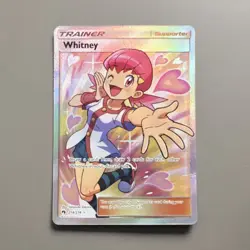 Pokemon Whitney Full Art Ultra Rare Holo Trainer 214/214 Sm-Lost Thunder Card - Image 1