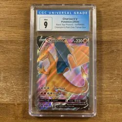 🔥2020- Pokemon Charizard V SWSH050 Champions Path Elite Trainer Box CGC 9🔥 - Image 1