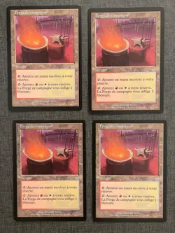 MTG - X4 - Forge de campagne - Battle Field Forge - Apocalypse - EXC / LP - FR - Image 1