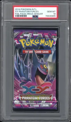 Pokemon XY Phantom Forces Mega Gengar Factory Sealed Booster Pack PSA 10 Gem Mt - Image 1