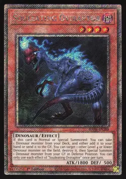 Souleating Oviraptor - RA04-EN288 - Platinum Secret Rare - 1st Edition Yugioh - Image 1