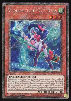 Windwitch - Ice Bell - RA04-EN273 - Platinum Secret Rare - 1st Edition Yugioh - Image 1