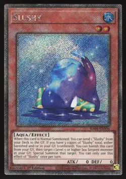 Slushy - RA04-EN196 - Platinum Secret Rare - 1st Edition Yugioh - Image 1