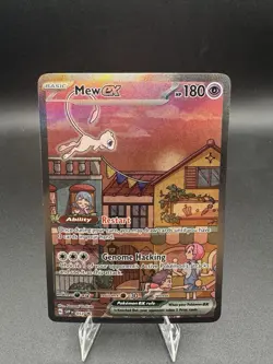Mew ex 053 SV: Scarlet & Violet Black Star Promo Pokemon Card NM - Image 1