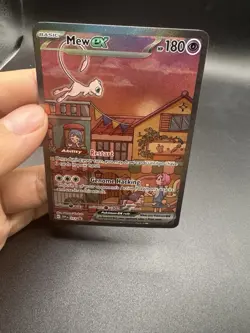 Mew ex 053 SV: Scarlet & Violet Black Star Promo Pokemon Card NM - Image 4