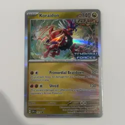Koraidon - 091 (Prerelease) [Staff] - SV: Scarlet & Violet Promo Cards (SVP) - Image 1