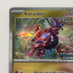 Koraidon - 091 (Prerelease) [Staff] - SV: Scarlet & Violet Promo Cards (SVP) - Image 4