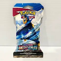 1x Sealed Pokemon TCG Card Battle Styles Sleeved Booster Pack - Sword & Shield - Image 1