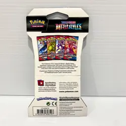 1x Sealed Pokemon TCG Card Battle Styles Sleeved Booster Pack - Sword & Shield - Image 2