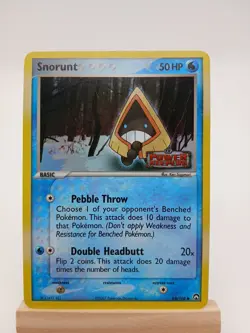 Snorunt 64/108 - EX Power Keepers - Common Stamped Holo LP Pokemon Card, 2007 - Image 1