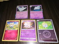 5 Togepi, Togetic & Togekiss Pokemon Cards. Includes Promo Swsh276 Togetic. LP - Image 1