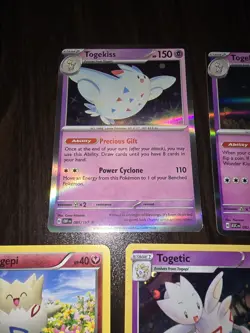 5 Togepi, Togetic & Togekiss Pokemon Cards. Includes Promo Swsh276 Togetic. LP - Image 5