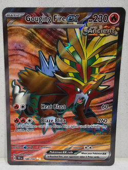 Gouging Fire ex 188/162 card - Temporal Forces - SMALL DENT ON EDGE - Pokemon - Image 1