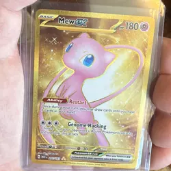 Pokemon Mew EX 205/165 Scarlet & Violet 151 Full Art Holo Double Rare Card - Image 1