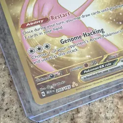 Pokemon Mew EX 205/165 Scarlet & Violet 151 Full Art Holo Double Rare Card - Image 4