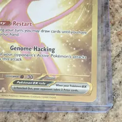 Pokemon Mew EX 205/165 Scarlet & Violet 151 Full Art Holo Double Rare Card - Image 5