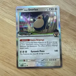 Hop's Snorlax - 184 (Prerelease) 184 Sv: Scarlet & Violet Promo Cards Holo - Image 1