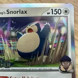 Hop's Snorlax - 184 (Prerelease) 184 Sv: Scarlet & Violet Promo Cards Holo - Image 4