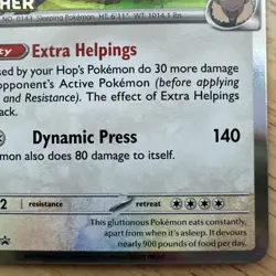 Hop's Snorlax - 184 (Prerelease) 184 Sv: Scarlet & Violet Promo Cards Holo - Image 5