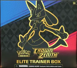 SWSH CROWN ZENITH ELITE TRAINER BOX Sealed ETB (10 Booster Packs Pokemon Card) - Image 1
