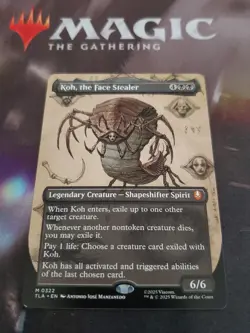 Mtg. Koh, the Face Stealer. Borderless. Avatar The Last Airbender. Pack Fresh - Image 1