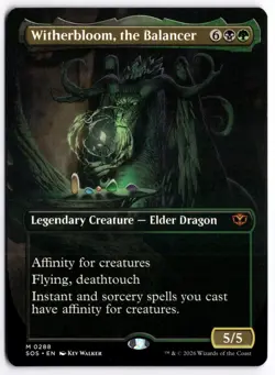 PRESALE Witherbloom, the Balancer (Borderless) SOS 288 MTG Mythic NM - Image 1