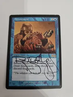 MTG Attunement Autographed Randy Gallegos Signed Urza's Saga - Image 1