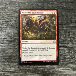 MTG 1x Shake the Foundations x1 LP Rivals of Ixalan - Image 1