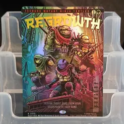 Magic: The Gathering Regrowth Green Sorcery Foil SLD 7075 TMNT - Image 1