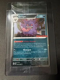 Pokemon TCG Gengar 050/088 Promo GameStop Stamped - Factory Sealed - Image 1