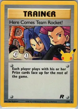 Here Comes Team Rocket! 15/82 Celebrations: Classic - Pokemon Card - NM - Image 1