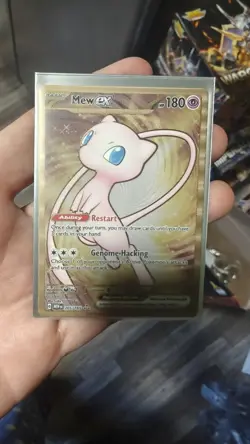 Pokemon Mew EX 205/165 Scarlet & Violet 151 Hyper Rare Full Art Holo 180 HP - Image 1