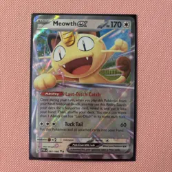 Pokemon Meowth ex 062/088 Perfect Order Double Rare Holo NM - Image 1