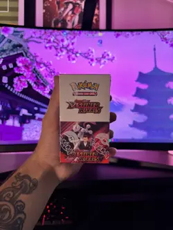 Pokemon Destined Rivals Half Booster Box (18 packs) New And SEALED - Image 1