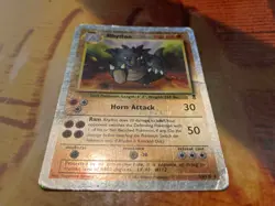 Pokemon Rhydon 35/110 Legendary Collection - Damaged - Reverse Holofoil DMG - Image 1