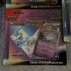 Pokemon TCG SV Prismatic Evolutions Tech Sticker Collection - LOT OF 5 - Image 4