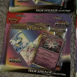 Pokemon TCG SV Prismatic Evolutions Tech Sticker Collection - LOT OF 5 - Image 5